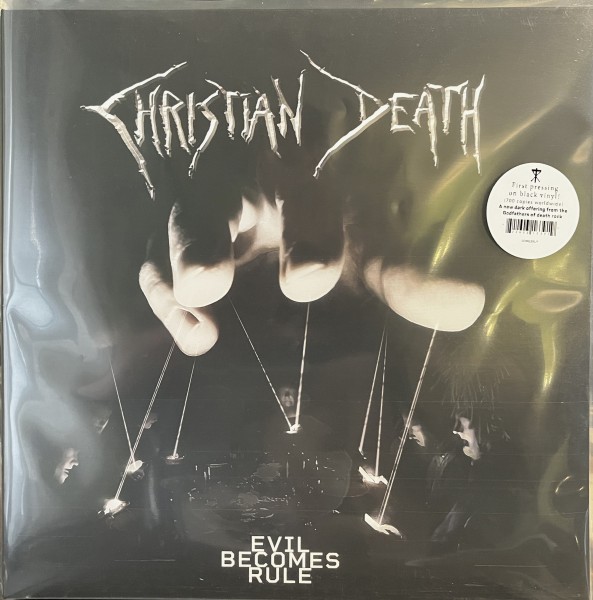 Christian Death - Evil becomes rule First pressing on black (Vinyl)