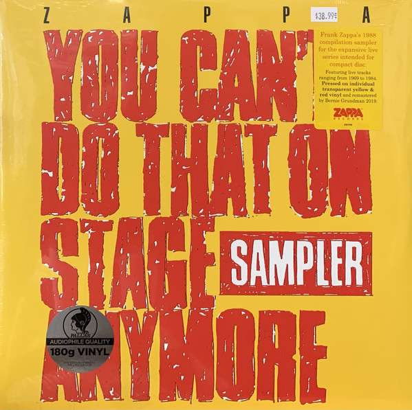 Frank Zappa - You can´t do that on stage anymore (Vinyl)